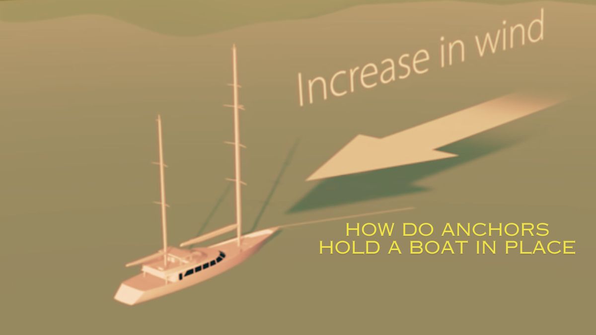 How do anchors hold a boat