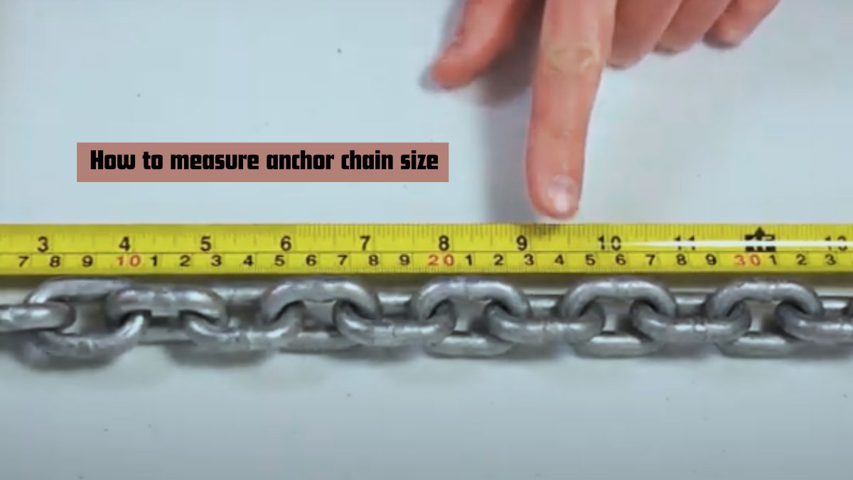 how to measure anchor chain size